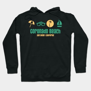 Coronado Beach - San Diego, California - Best Beach in the World Hoodie